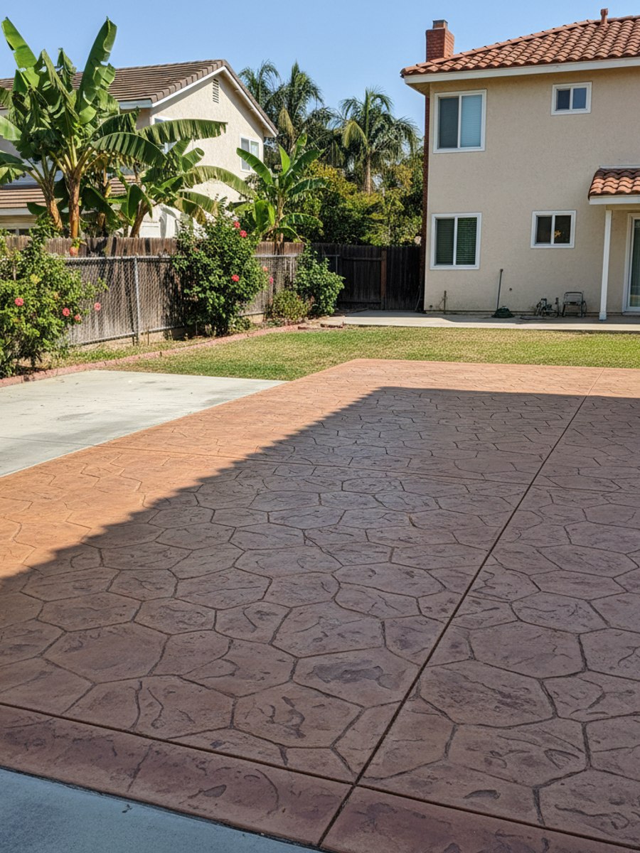 Concrete Resurfacing completed by Sunrise Concrete Company in Vivian, LA